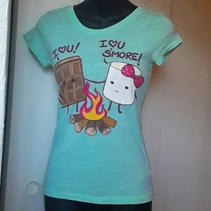 I love you s'mores kids shirt